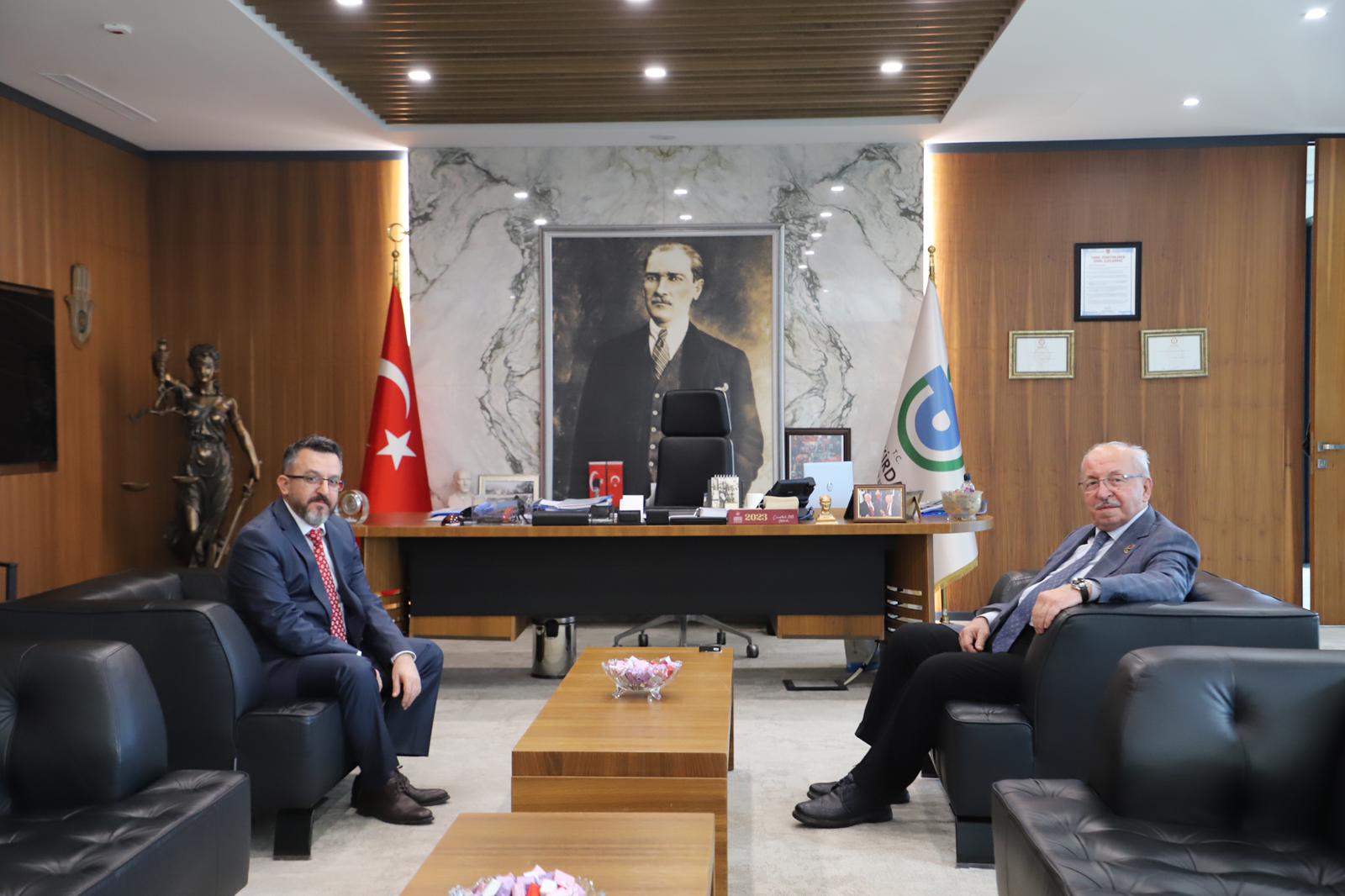 TREDAŞ Genel Müdürü Reşit Bilgili’den Tekirdağ Büyükşehir Belediye Başkanı Albayrak’a Ziyaret